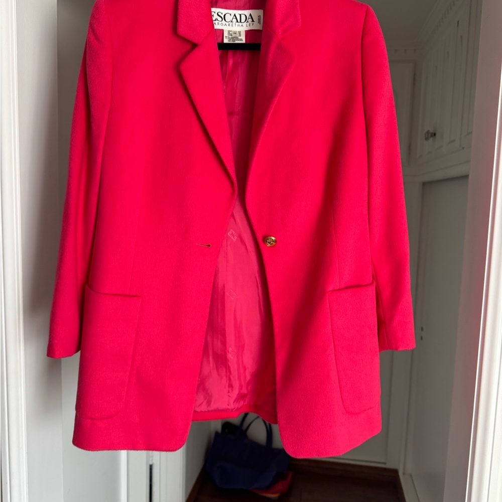 Escada Women's Bold Pink Blazer